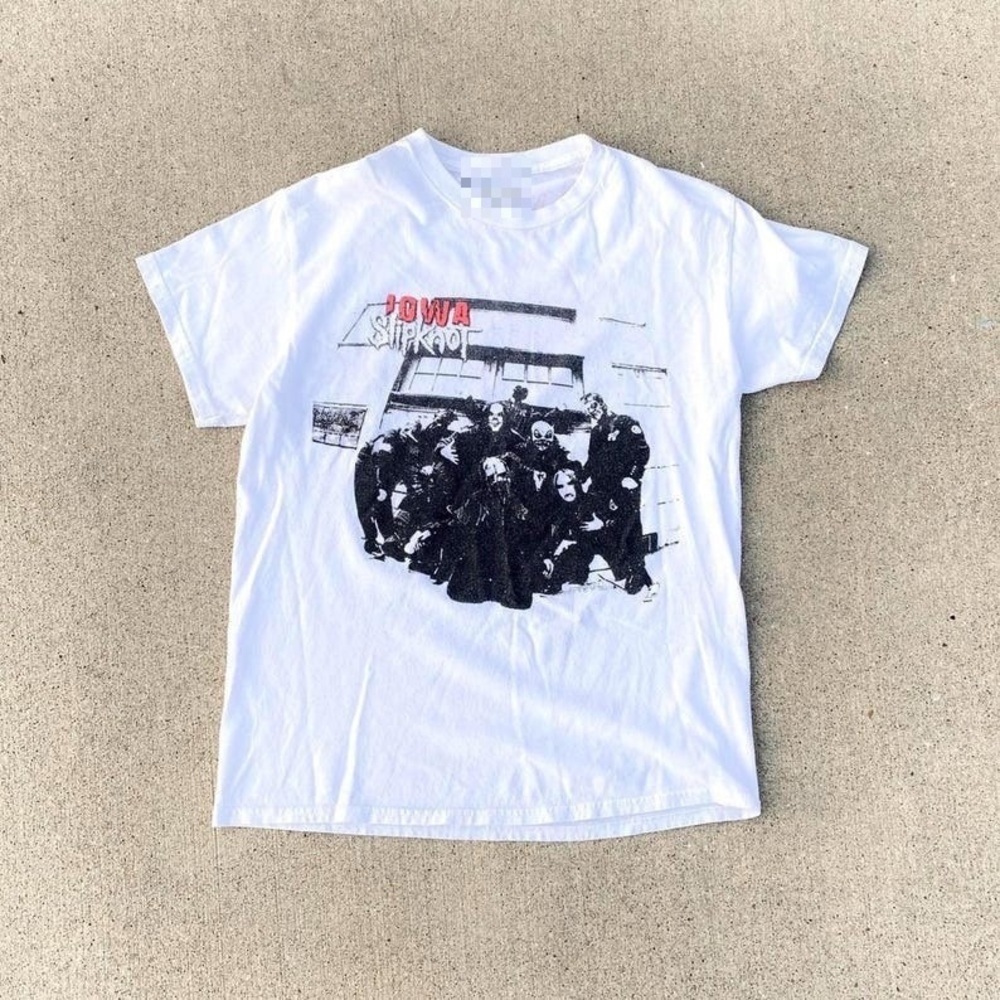 SLIPKNOT White Band Tee Shirt Men